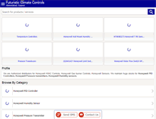 Tablet Screenshot of futuristicclimatecontrols.com